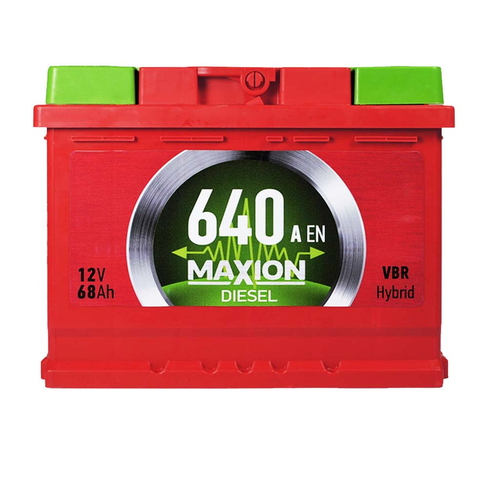 Автомобільний акумулятор MAXION Diesel MF 68Ah 640A L+ (L2)