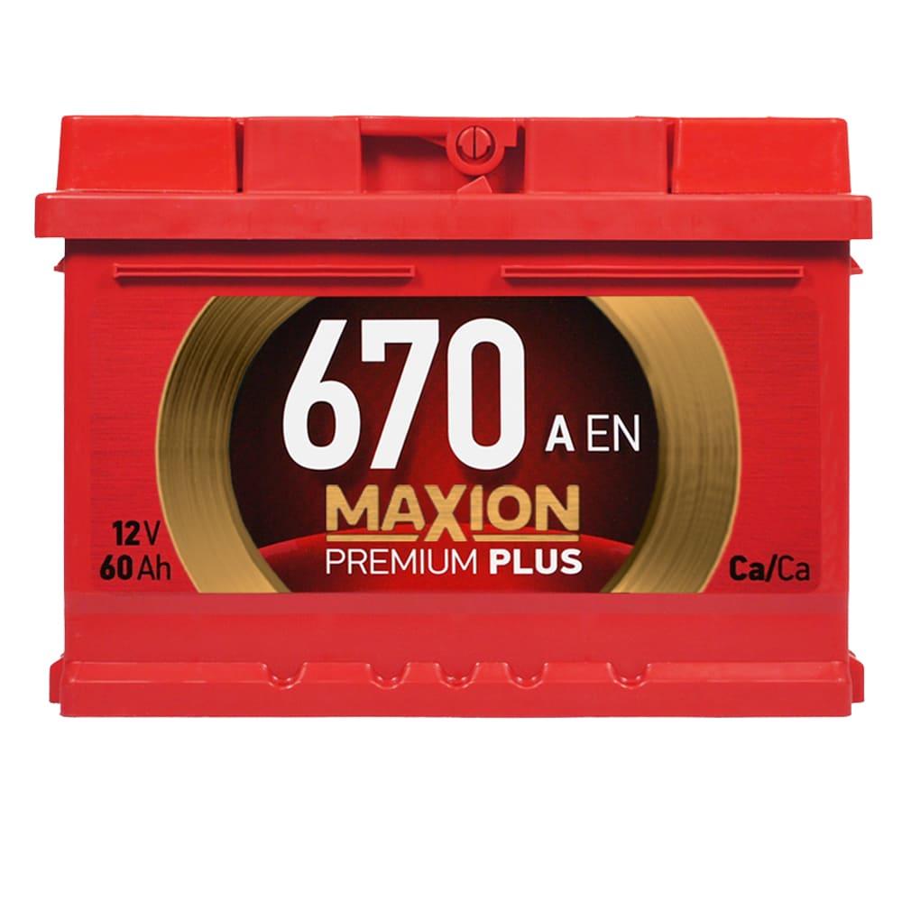 MAXION Premium Plus TR 60Аh 670A R+ (L2), фото 1