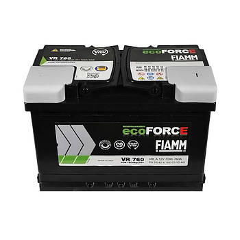 Автомобільний акумулятор FIAMM Ecoforce AGM 70Аh 760А R+ 7906200