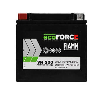 Автомобільний акумулятор FIAMM Ecoforce AGM  12Аh 200А L+ (VR200)