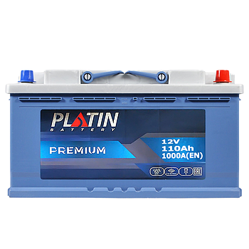 Автомобільний акумулятор PLATIN Premium MF 110Ah 1000A R+ (L5)