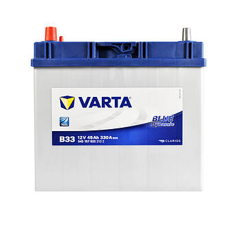 Автомобільний акумулятор VARTA Blue Dynamic Asia 45Ah 330A L+ 533067