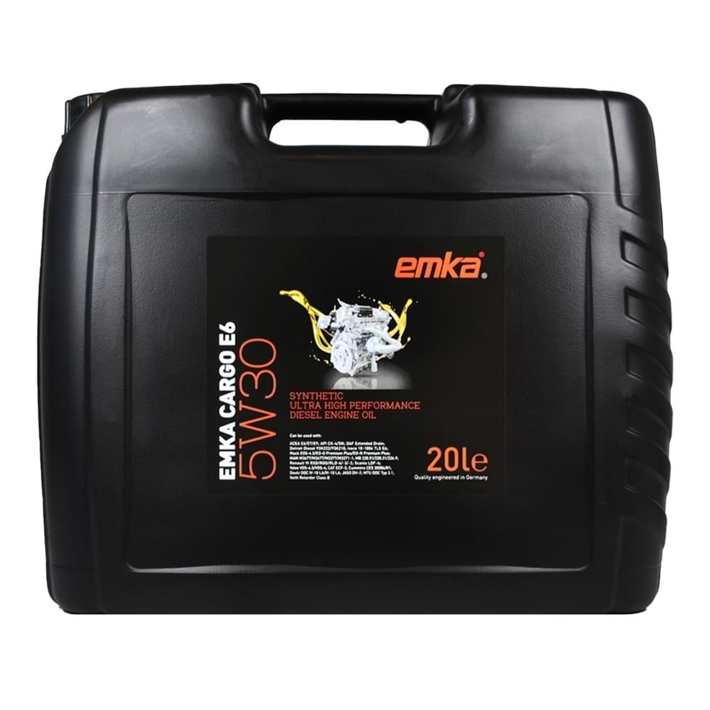 Олива моторна Emka Cargo E6 5W30 20л