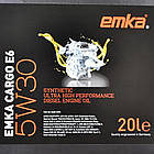 Олива моторна Emka Cargo E6 5W30 20л, фото 4