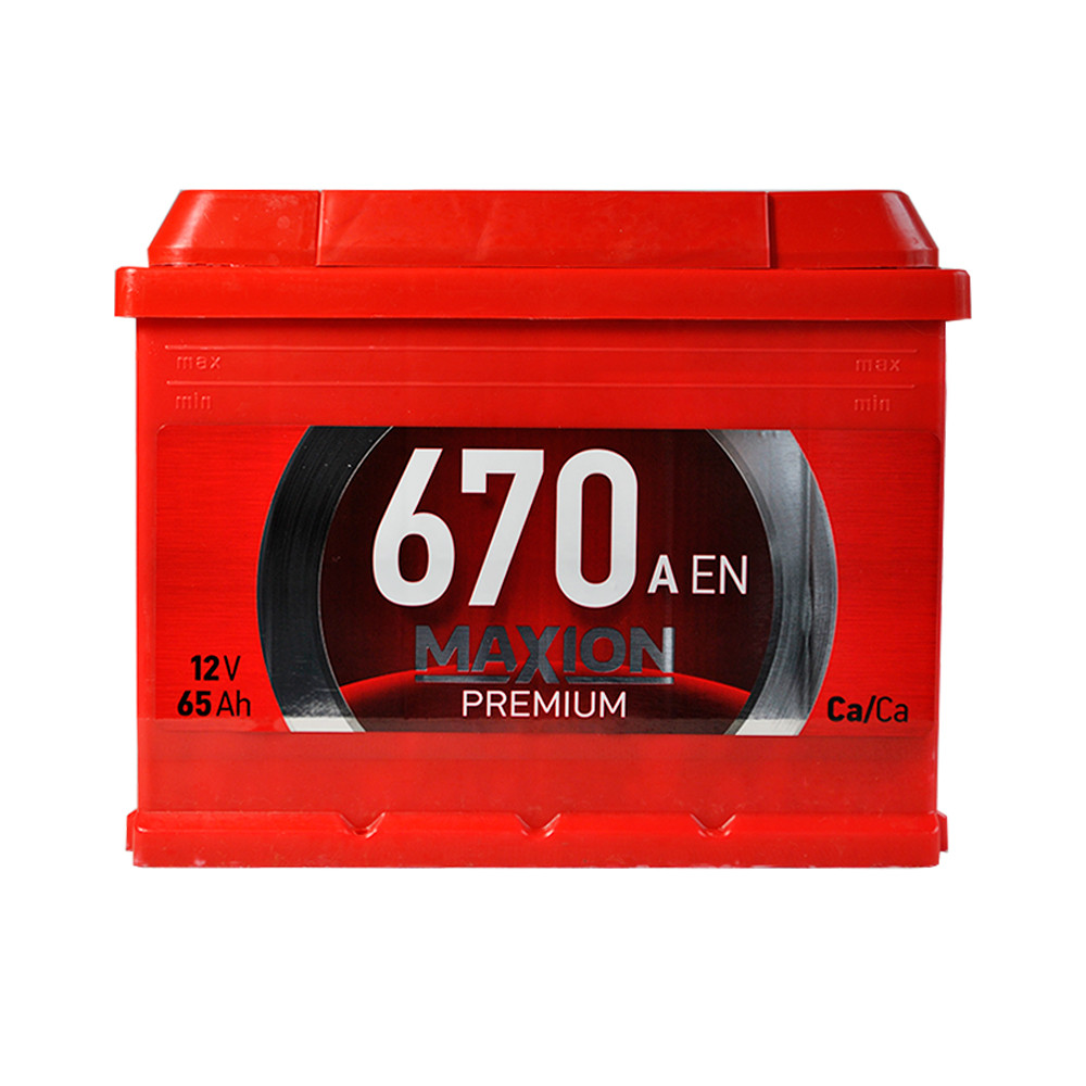 Автомобільний акумулятор MAXION Premium 65Аh 670A R+ 5656704249-2