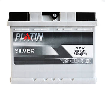 Автомобільний акумулятор PLATIN Silver MF 65Ah 640A L+ 56520699