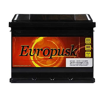 Автомобільний акумулятор  Evropusk (L2) 60Аh 510A L+