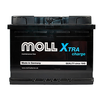 Автомобільний акумулятор MOLL X-Tra Charge  62Ah 600A R+ (L2)
