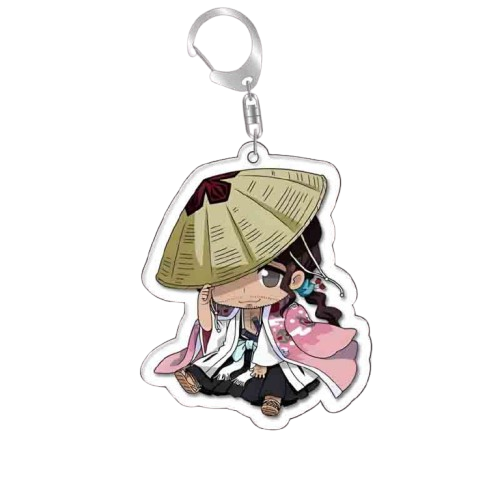 Брелок акриловий Бліч Кіораку Шунсуй Bleach Kyouraku Shunsui 5 см, фото 1