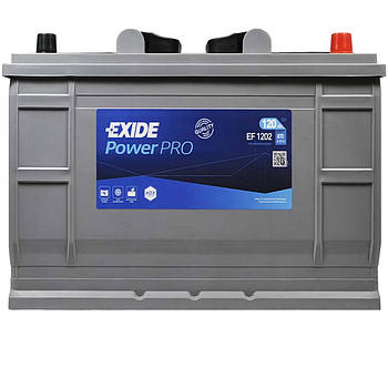 Автомобільний акумулятор EXIDE (EF1202) Heavy 120Аh 870A  R+