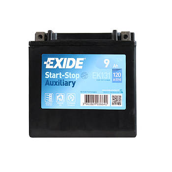 Автомобільний акумулятор EXIDE Start-Stop AGM AUXILIARY  (EK091)  9Аh 120A L+