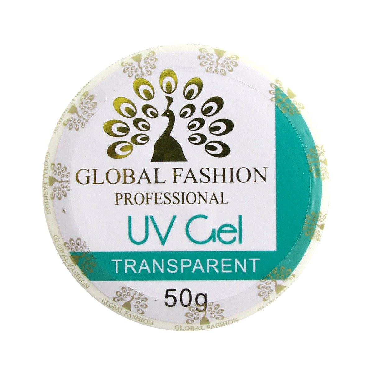 Гель для нарощування нігтів, прозорий, Global Fashion Clear, 50 г