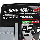 Автомобільний акумулятор SZNAJDER Carbon Start Stop EFB 50Аh 460А R+ (LB1) (550 08), фото 4