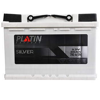 Автомобільний акумулятор PLATIN Silver MF 80Ah 780A R+ 5802226