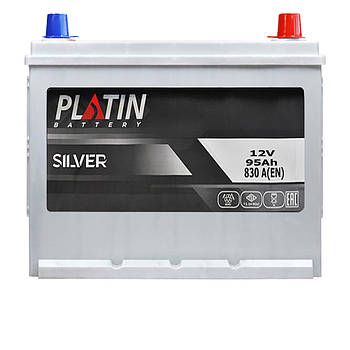 Автомобільний акумулятор PLATIN Silver Asia SMF 95Ah 830A R+ 5902256