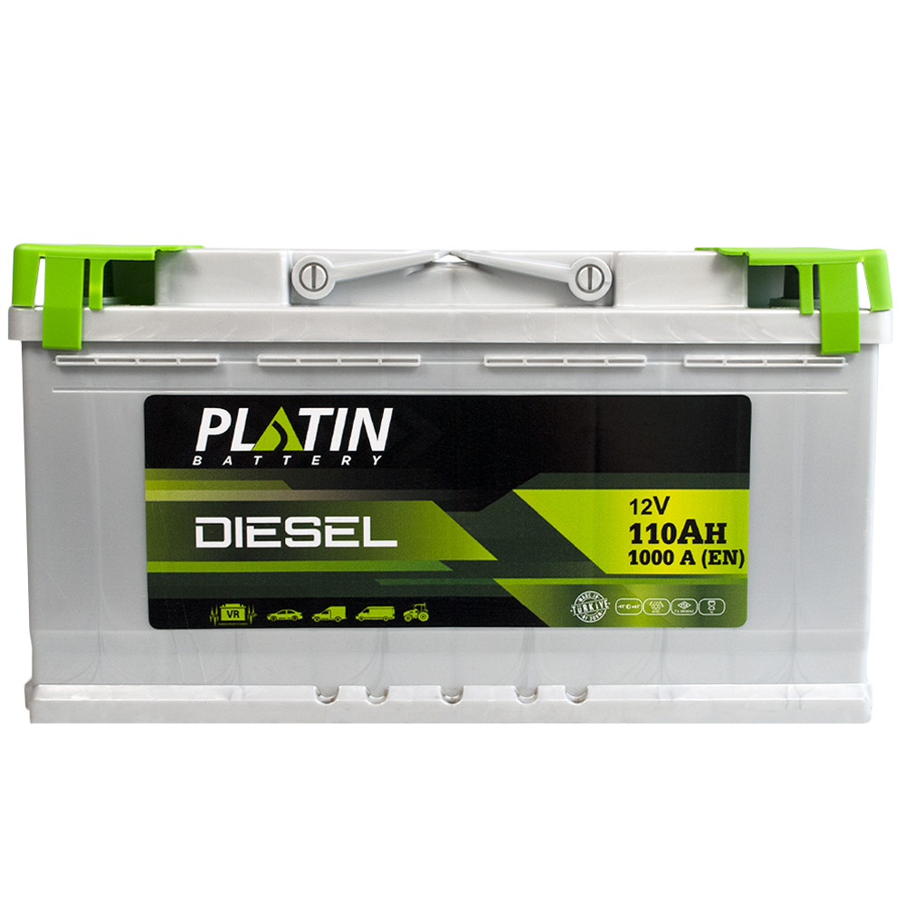 Автомобільний акумулятор PLATIN Silver Diesel MF 110Ah 1000A R+ 6002233/6002312