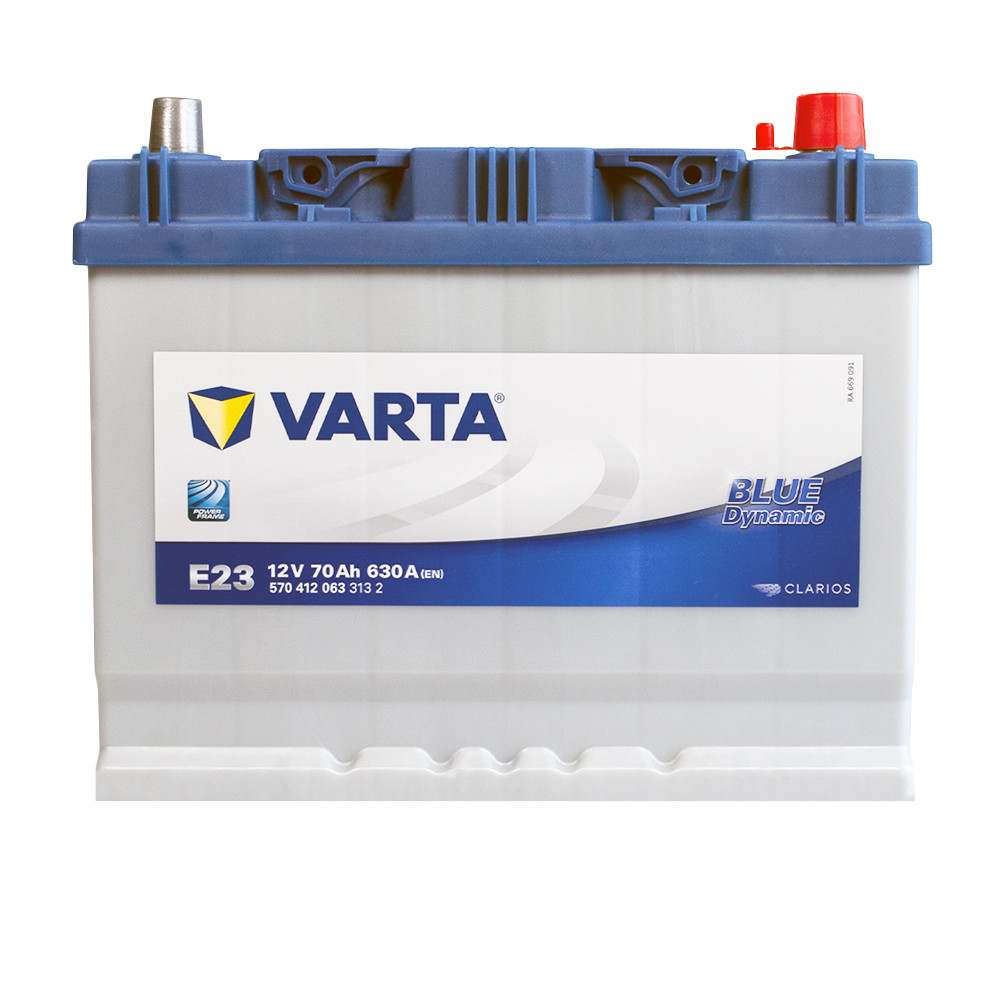 Автомобільний акумулятор VARTA Blue Dynamic Asia (E23) 70Ah 630A R+ (D26)