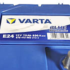 Автомобільний акумулятор VARTA Blue Dynamic Asia 70Ah 630А L+ 533091, фото 4