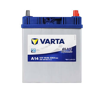 Автомобільний акумулятор VARTA Blue Dynamic Asia 40Ah 330А R+ 533058
