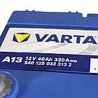 Автомобільний акумулятор VARTA Blue Dynamic Asia 40Ah 330A R+ 591124, фото 6