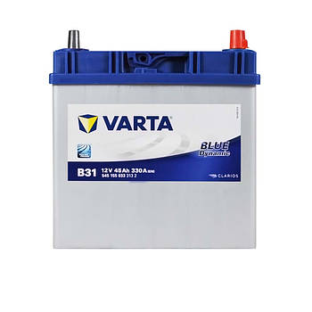 Автомобільний акумулятор VARTA Blue Dynamic Asia 45Ah 330A R+ 533065