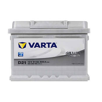 Автомобільний акумулятор VARTA Silver Dynamic 61Ah 600A R+ 533085