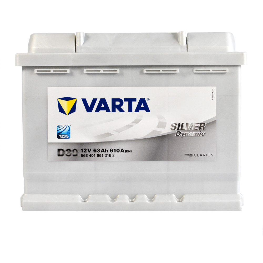 Автомобільний акумулятор VARTA Silver Dynamic 63Ah 610A L+ 533087, фото 1