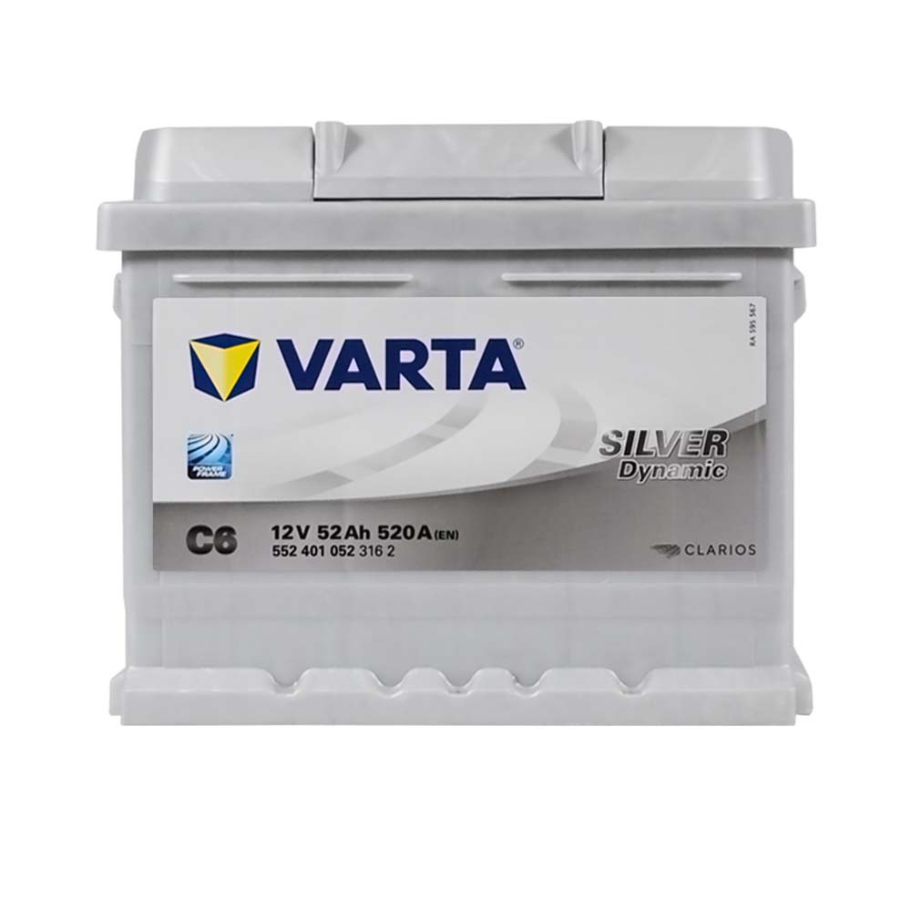 Автомобільний акумулятор VARTA Silver Dynamic 52Ah 520А R+ 533072, фото 1