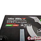Автомобільний акумулятор SZNAJDER Carbon Start Stop EFB  Asia 100Аh 800А R+ (D31) (600 46), фото 5