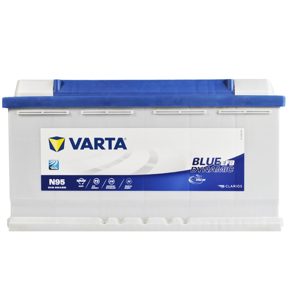 Автомобільний акумулятор VARTA Blue Dynamic EFB Asia EFB 95Ah 850A R+ 659545, фото 1