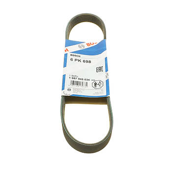 Поліклиновий ремінь Bosch (6PK698) 1987946034
