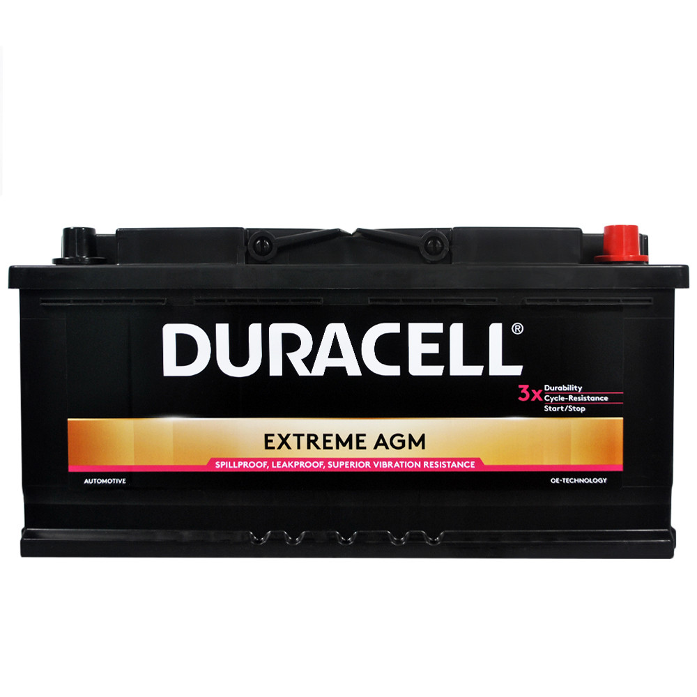 Автомобільний акумулятор DURACELL Extreme AGM 105Ah 950A R+ (L6)