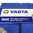 Автомобільний акумулятор VARTA Blue Dynamic EFB Asia 85Ah 800A R+ 634805, фото 2