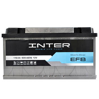 Автомобільний акумулятор INTER 110Ah 920A EFB Start-stop R+ 4820219073659
