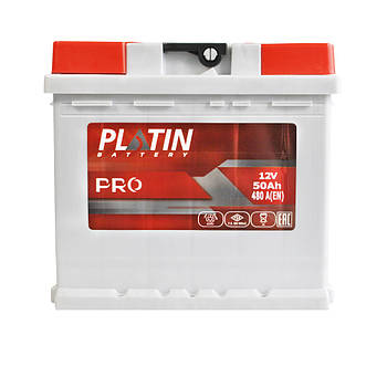 Автомобільний акумулятор PLATIN Pro MF 50Ah 480A R+ 5402203