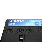 Автомобільний акумулятор EXIDE Start-Stop EFB Asia (EL604) 60Ah 520A R+ (D23), фото 5