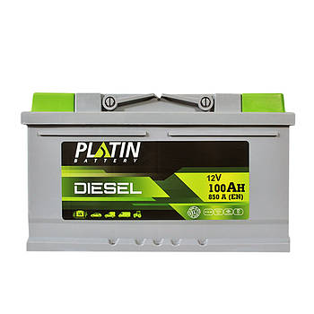 Автомобільний акумулятор PLATIN Silver Diesel MF 100Ah 850A R+ 6002321