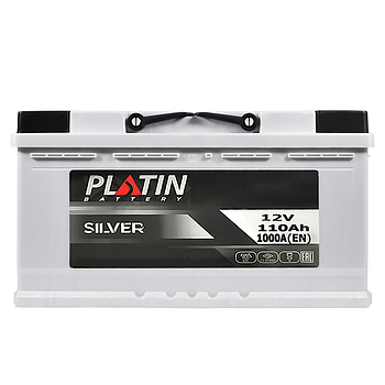 Автомобільний акумулятор PLATIN Silver MF 110Ah 1000A R+ 60022744