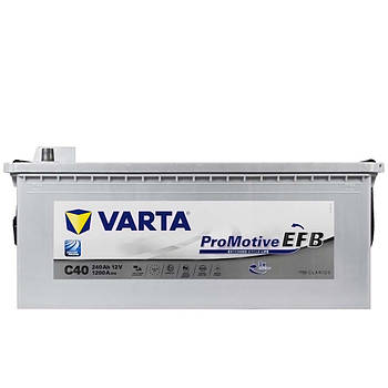Автомобільний акумулятор VARTA Promotive EFB (C40) 240Ah 1200A R+  (D6C)