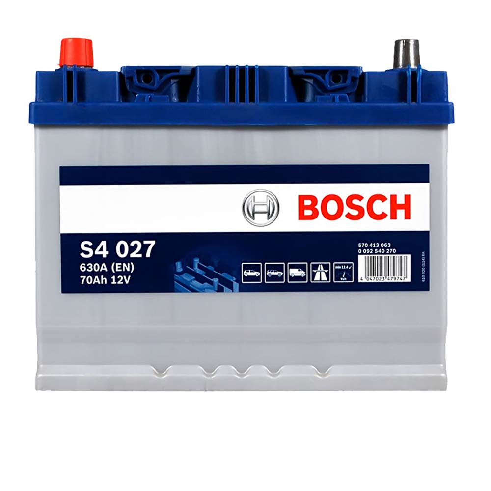 Автомобільний акумулятор BOSCH Asia 70Ah 630A L+ 0092S40270, фото 1