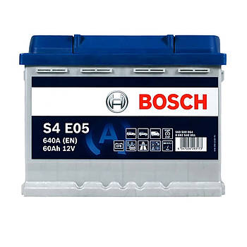 Автомобільний акумулятор BOSCH EFB 60Ah 640A R+ 0092S4E051
