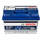 Автомобільний акумулятор BOSCH EFB 65Ah 650A R+ 0092S4E070, фото 4