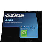 Автомобільний акумулятор EXIDE Start-Stop AGM  (EK820) 82Аh 800A R+, фото 3