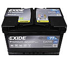Автомобільний акумулятор EXIDE Premium 77Аh 760Ah R+ EA770, фото 3