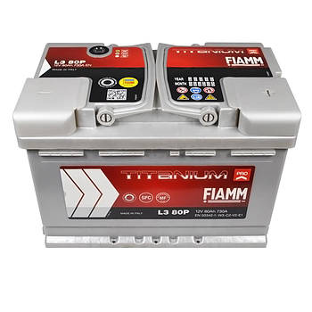 Автомобільний акумулятор FIAMM Titanium Pro 80Аh 730А R+ 7905157