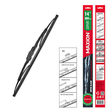 Щітка склоочисника каркасна MAXION Expert 14”/ 360мм з адаптером