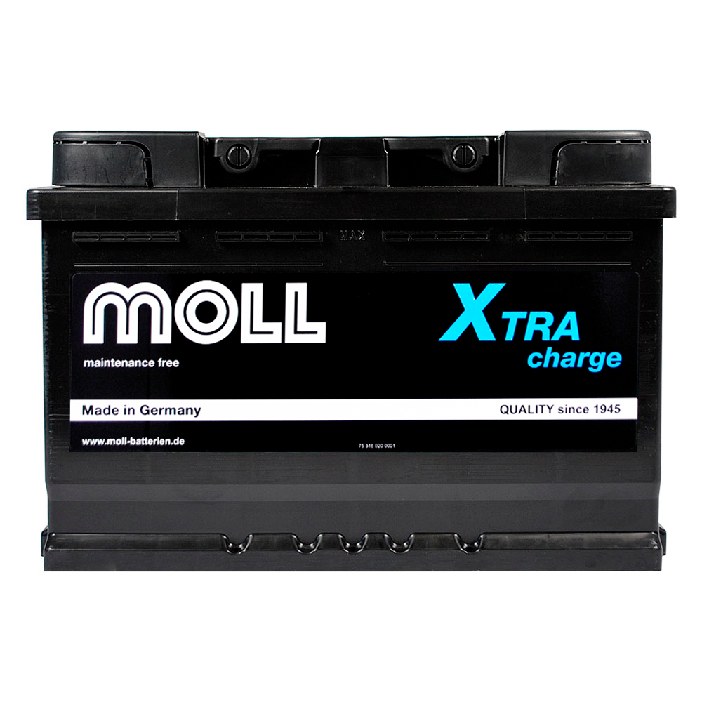 Автомобільний акумулятор MOLL X-Tra Charge 85Ah 800A R+ 84085