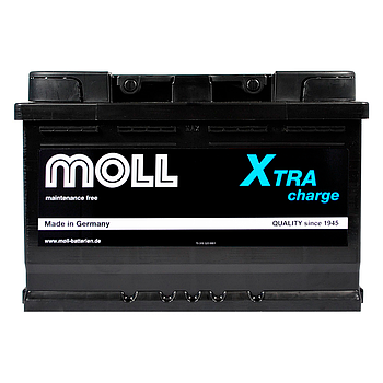 Автомобільний акумулятор MOLL X-Tra Charge 85Ah 800A R+ 84085