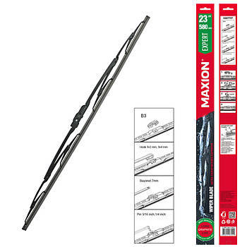 Щітка склоочисника каркасна MAXION Expert 23”/ 580мм з адаптером