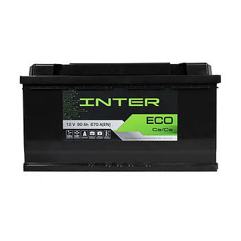 Автомобільний  INTER Eco 90Ah 670A L+